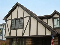 Image result for Changing a 90s Tudor to Horizontal and Vertical Siding