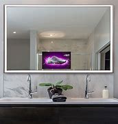 Image result for Bathroom Mirror with Screen