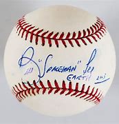 Image result for Bill Lee Earth 91 Signed Al Baseball