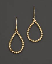 Image result for Gold Bead Earrings