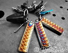 Image result for Stainless Steel Art Key Chain