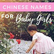 Image result for Good Chinese Names for Girls