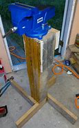 Image result for Wooden Vise Stand