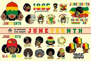 Image result for Juneteenth Afro SVG