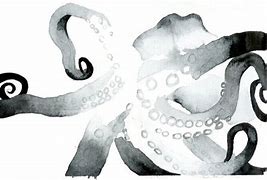 Image result for Octopus Art Black and White