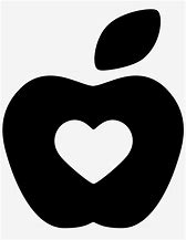 Image result for Heart Shaped Apple SVG