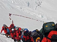 Image result for Mount Everest Traffic Jam