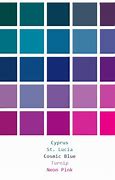 Image result for Tourquise Blue and Magenta