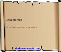 Image result for candelerazo