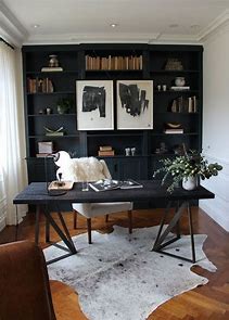 Trend Alert: Home Office Navy Built-ins + Real Study Makeover Reveal - Postbox Designs