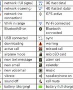 Image result for Samsung Flip Phone Symbols