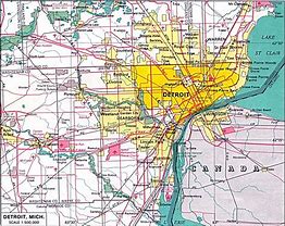 Image result for Counties Near Detroit