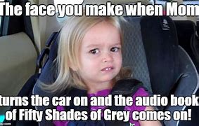 Image result for Little Girl Car Seat Meme