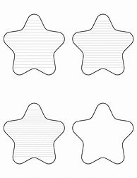 Image result for Star Writing Template