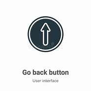 Image result for Go Back Button White