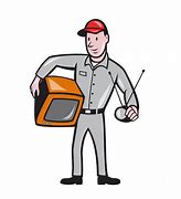 Image result for TV Repairman Clip Art