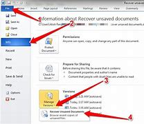 Image result for How to Recover Unsaved Word Doc