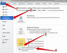 Image result for Microsoft Word Recover Unsaved Document