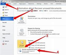 Image result for Recovering Unsaved Word Documents
