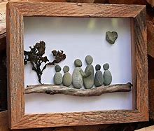Image result for Mounted Pebble Art