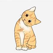 Image result for Animated Orange Cat Sniffing