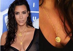 Image result for Kim Kardashian Gold Choker