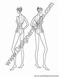 Image result for Fashion Croquis Back