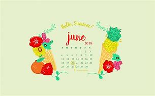 Image result for Calendar for June 2018