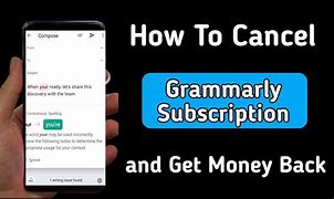 Image result for How to Cancel Grammarly Subscription