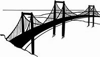 Image result for Bridge Clip Art Black and White