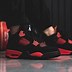 Image result for Jordan Retro 4S Red and Black