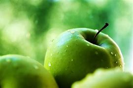 Image result for Apple with Green Background