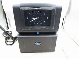 Image result for Lathem 4001 Time Clock Digital