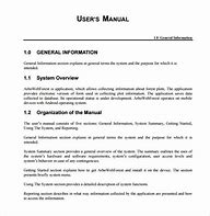 Image result for User Manual Template PDF