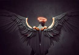 Image result for Dark Theme Angel Wallpaper