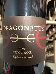 Image result for Dragonette Pinot Noir Radian