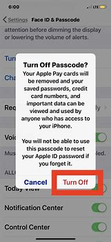 Image result for How to Disable iPhone Passcode