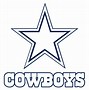 Image result for Dallas Cowboys Football Logo Outline