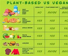 Image result for Difference Between Vegan and Vegetarian Chart