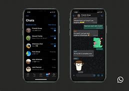 Image result for Whats App Dark Mode iPhone