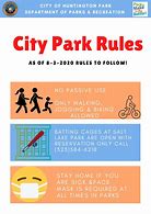 Image result for Park Rules and Regulations Ordinance Sign
