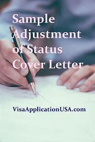Image result for Adjustment of Status Cover Letter Template