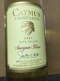 Image result for Caymus Sauvignon Blanc