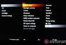 Image result for Philips TV Inputs Menu