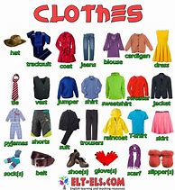 Image result for Teaching English Clothes