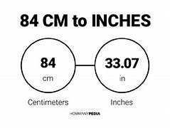 Image result for 84 Cm in Inches