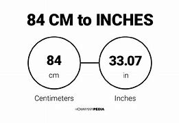 Image result for 84 Cm in Inches