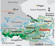 Image result for Austria Map Country