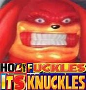 Image result for Knuckles Toy Meme