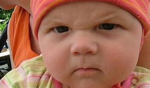 Image result for Agela Baby Angry Face